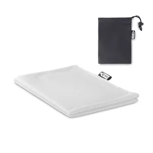 Serviette de sport publicitaire en RPET - Tuko Rpet | White