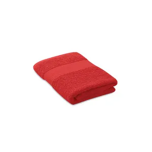 Serviette de toilette en coton bio -  TERRY | Rouge 2