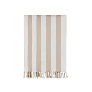 Serviette hammam GRS Ornos - Vinga personnalisée | Beige