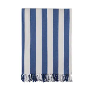 Serviette hammam XXL Ornos GRS - Vinga | Bleu