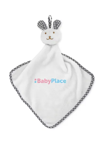 Serviette lapin en peluche personnalisée - Hug Me