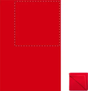 Serviette microfibre publicitaire - Core | Rouge