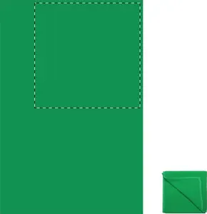 Serviette microfibre publicitaire - Core | Vert