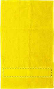 Serviette personnalisée publicitaire 30x50cm - Terry S | Jaune