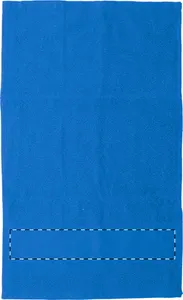 Serviette personnalisée publicitaire 30x50cm - Terry S | Bleu