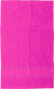 Serviette personnalisée publicitaire 30x50cm - Terry S | Fuchsia