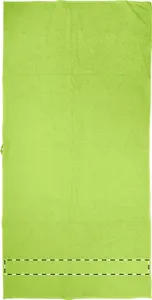 Serviette personnalisée publicitaire 70x140cm - Terry L | Vert Citron