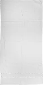 Serviette publicitaire personnalisée 50x100cm - Terry M | Blanc