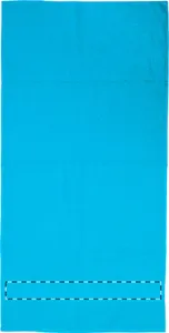 Serviette publicitaire personnalisée 50x100cm - Terry M | Bleu Clair