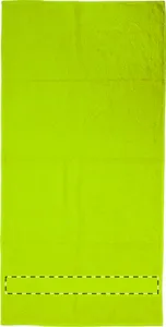 Serviette publicitaire personnalisée 50x100cm - Terry M | Vert Citron