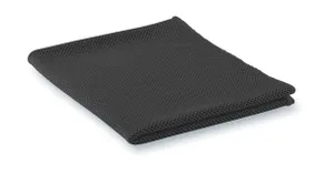 Serviette sport absorbante personnalisée - Taoru | Black