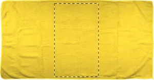 Serviette sport publicitaire - Venice | Jaune