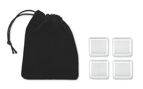 Set 4 glaçons en acier inox personnalisables - Icy