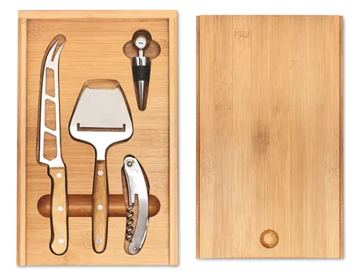 Set à fromage personnalisable et vin - Wine&Cheese