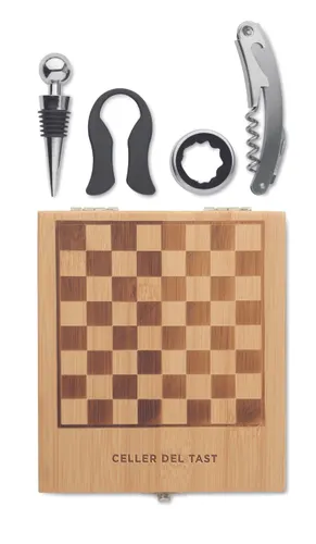 Set à vin et jeu d'échecs - Chesset