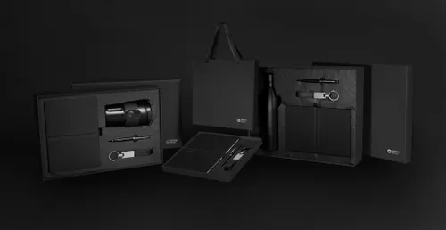 Set cadeau d'affaires luxe avec bouteille Swiss Peak - Swiss Peak