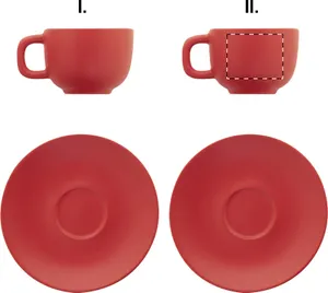 Set cappuccino personnalisé - Caturra Plus | Rouge