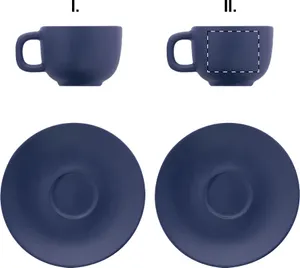 Set cappuccino personnalisé - Caturra Plus | Bleu Foncé