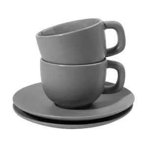 Set cappuccino personnalisé - Caturra Plus | Gris