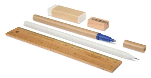 Set d'écriture publicitaire, pochette en coton - Ecoset