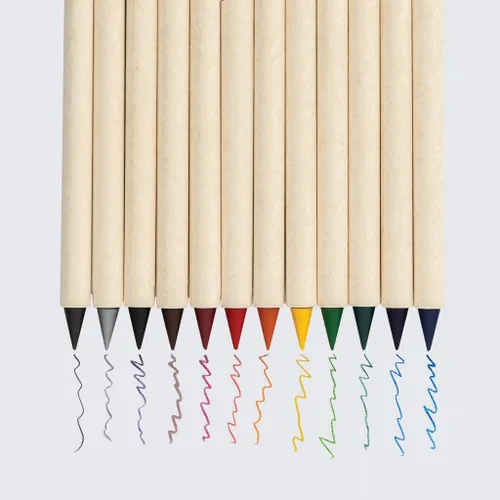 Set de 12 crayons de couleur personnalisés GRS Infinity Micki - XD Collection