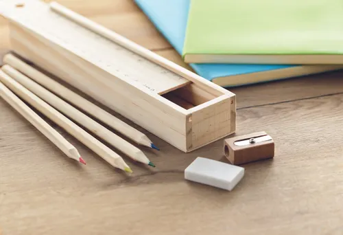 Set de 12 crayons en bois personnalisable - Todo Set