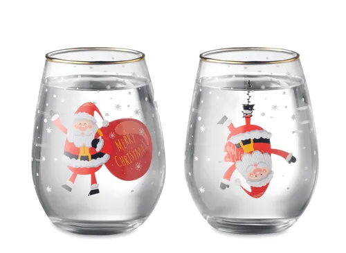 Set de 2 verres de Noël personnalisés