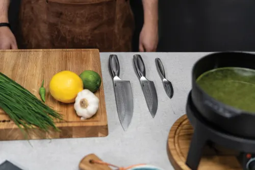 Set de 3 couteaux de cuisine personnalisés Monaco+ - Boska