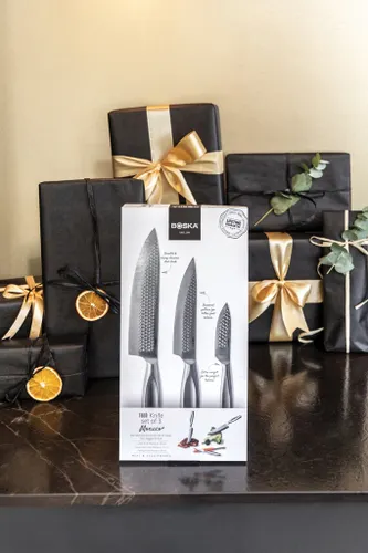 Set de 3 couteaux de cuisine personnalisés Monaco+ - Boska