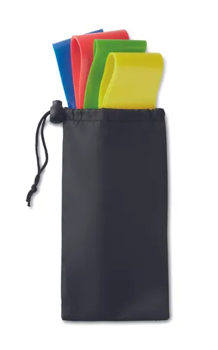 Set de 4 bandes de fitness TPE - Fitband personnalisables.