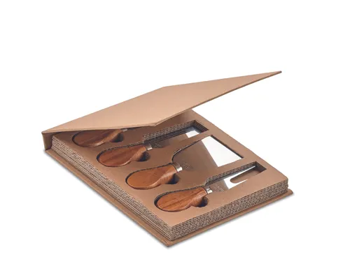 Set de 4 couteaux à fromage personnalisables - Quattro
