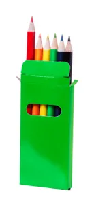 Set de 6 crayons publicitaires - Lionni | Vert