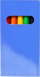 Set de 6 crayons publicitaires - Lionni | Bleu