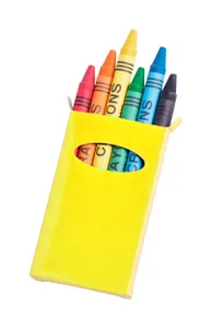 Set de 6 crayons personnalisés - Sorell | Jaune