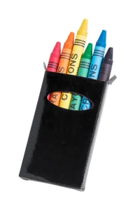 Set de 6 crayons personnalisés - Sorell | Noir
