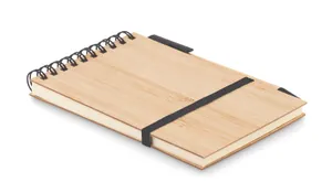 Set de bloc-notes A6 en bambou personnalisable - Sonorabam
