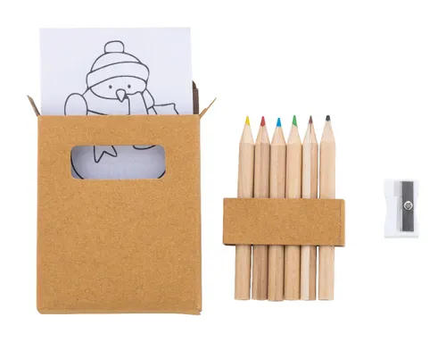 Set de coloriage personnalisé de Noël - Jolably