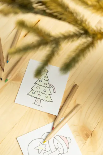 Set de coloriage personnalisé de Noël - Jolably