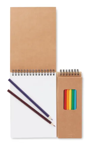 Set de coloriage publicitaire avec bloc - Colopad