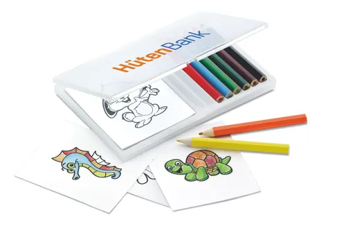 Set de crayons de couleur en bois personnalisables - Recreation