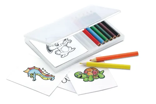 Set de crayons de couleur en bois personnalisables - Recreation