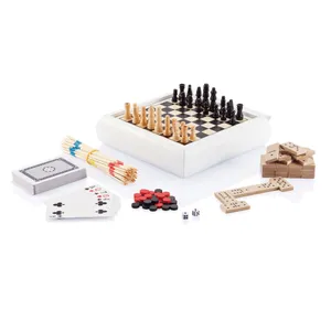 Set de jeux 5 en 1 en bois personnalisable - XD Collection