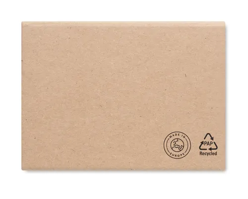 Set de notes en papier recyclé personnalisé