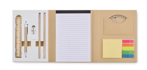 Set de papeterie avec bloc-notes - Cenote