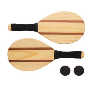 Set de raquettes frescobol personnalisable en bois - XD Collection