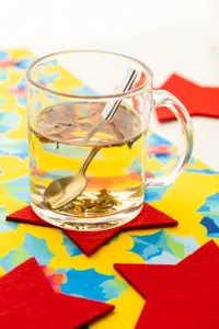 Set de sous-verres de Noël personnalisés en RPET - Vagnes