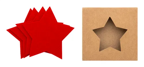 Set de sous-verres de Noël personnalisés en RPET - Vagnes