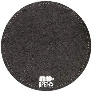 Set de sous-verres RPET personnalisés - Chiang | Noir / Naturelle