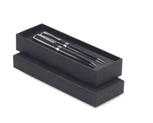 Set de stylos à bille et roller personnalisés - Lyon Set