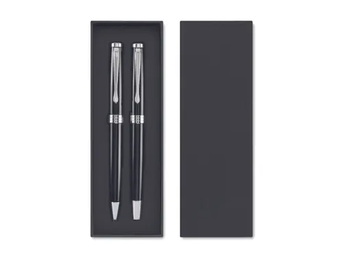 Set de stylos à bille et roller personnalisés - Lyon Set